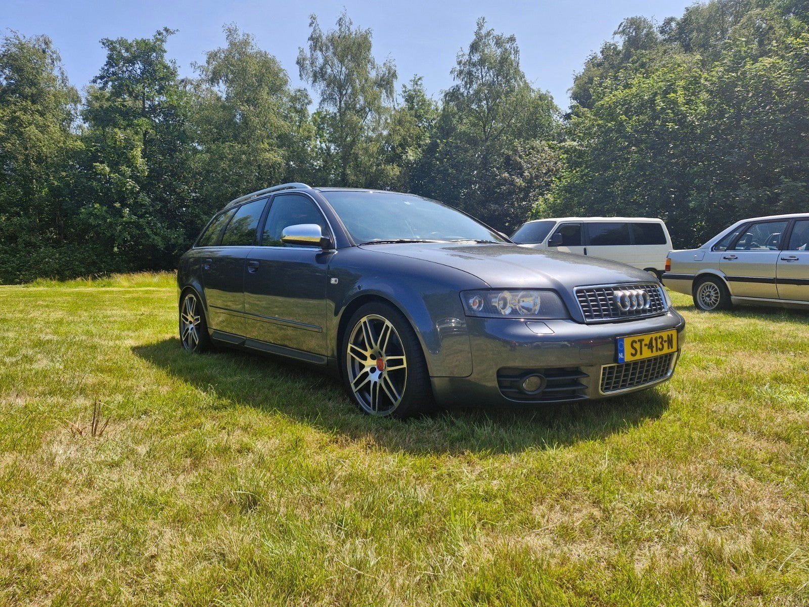 Audi 2003 Grijs, Auto's, A4, Stationwagon, Handgeschakeld, Vierwielaandrijving