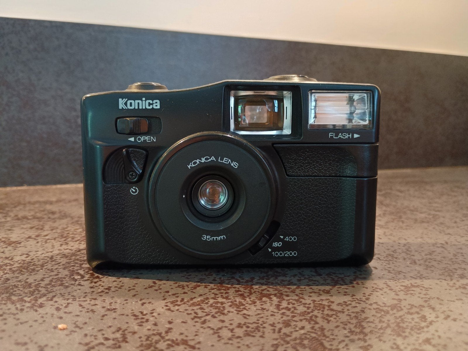 Konica Dr. Finder EFP-30 35mm Compact Camera - GETEST!, Ophalen of Verzenden, Compact, Konica