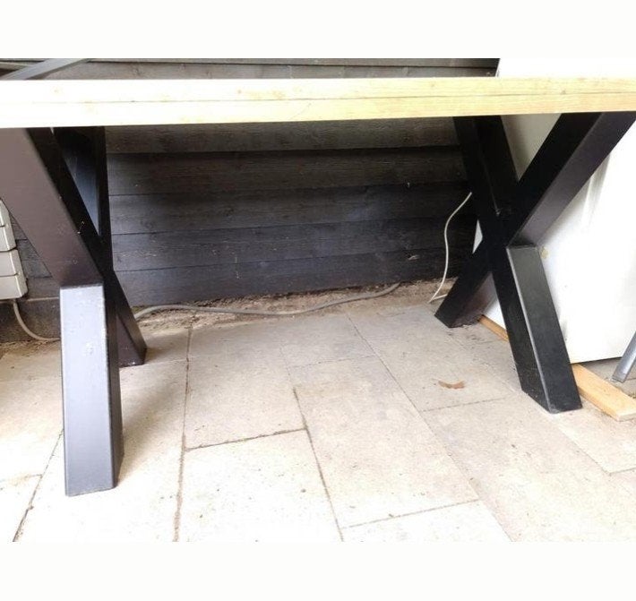 Eettafel 140x80cm, Tuin en Terras, Overkappingen, Ophalen, Gebruikt