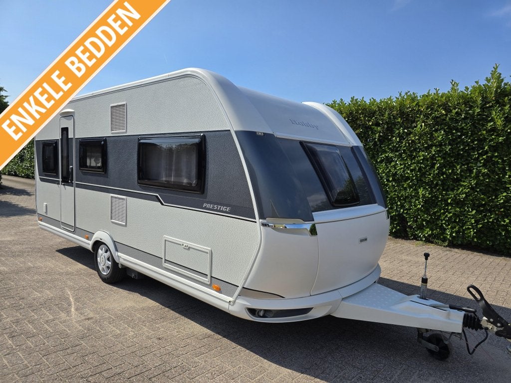 Hobby Prestige 495 UL Mover Voortent 1e eigenaar TOPSTAAT, Caravans en Kamperen, Rondzit, Hobby, Bedrijf, Overige typen
