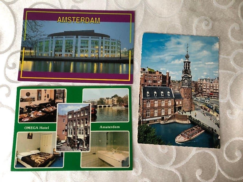 Ansichtkaarten gelopen Amsterdam per stuk bieden, Ophalen of Verzenden, 1980 tot heden, Gelopen, Noord-Holland