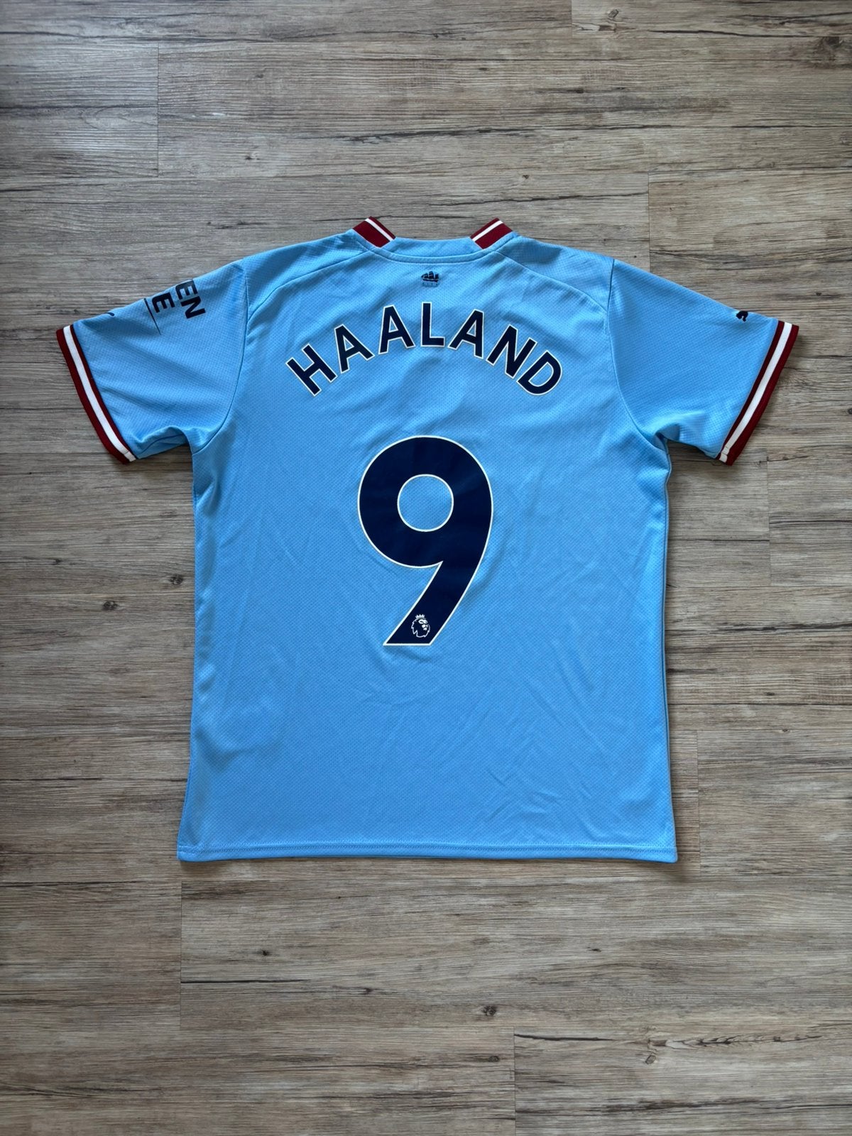Origineel Man City Thuisshirt 22/23 Haaland #9 - Maat M, Maat M, Ophalen of Verzenden, Zo goed als nieuw, Shirt