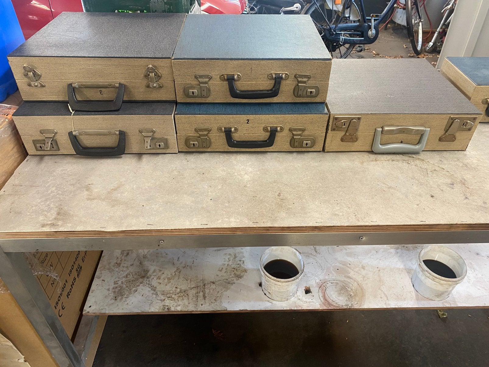 LP / SINGEL’S koffers vintage, Audio, Tv en Foto, Platenspelers, Ophalen of Verzenden, Overige merken