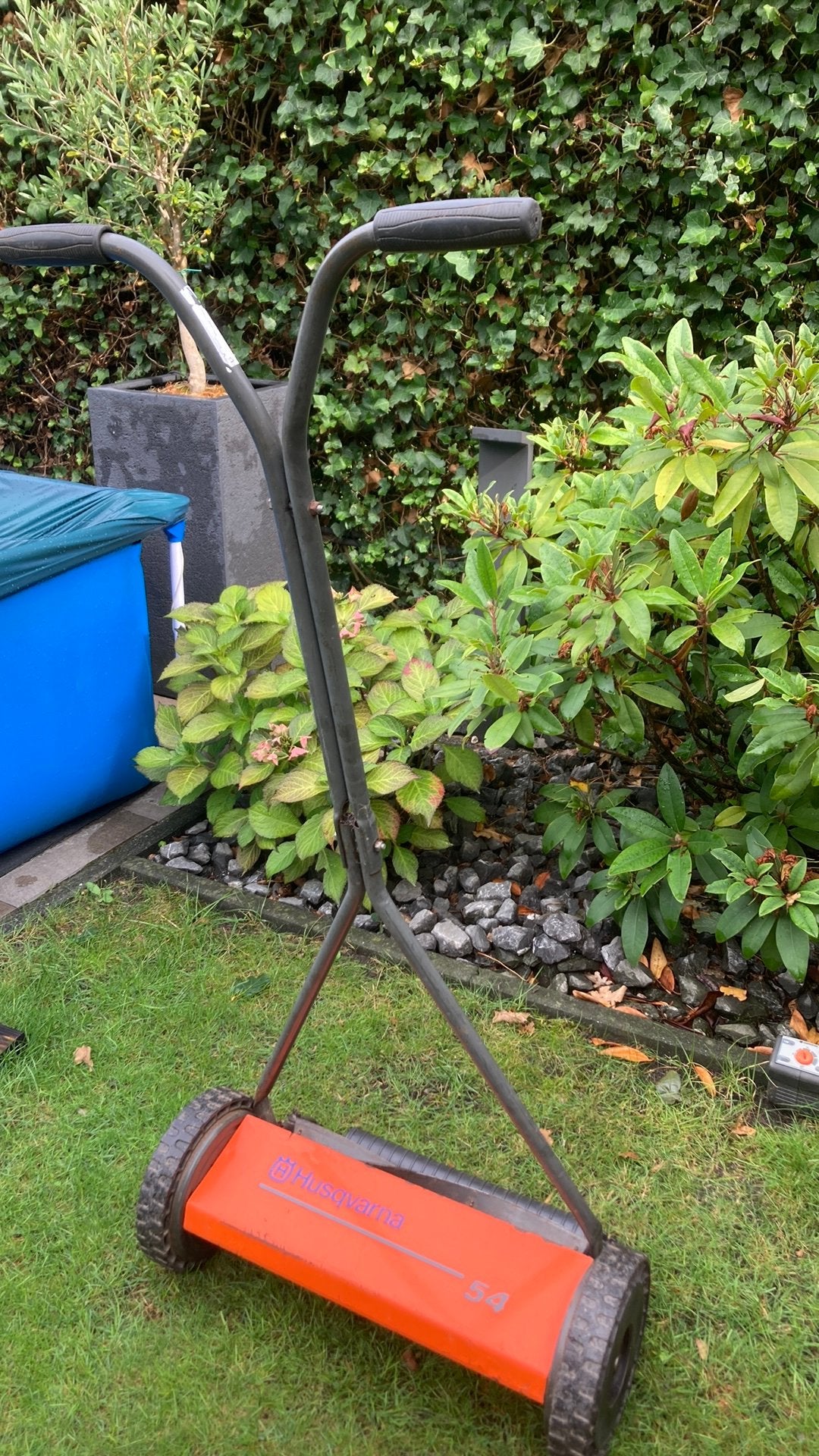 Husqvarna 54 grasmaaier, nieuw geslepen met garantie., Tuin en Terras, Grasmaaiers, Gebruikt, Handgrasmaaier, Ophalen of Verzenden