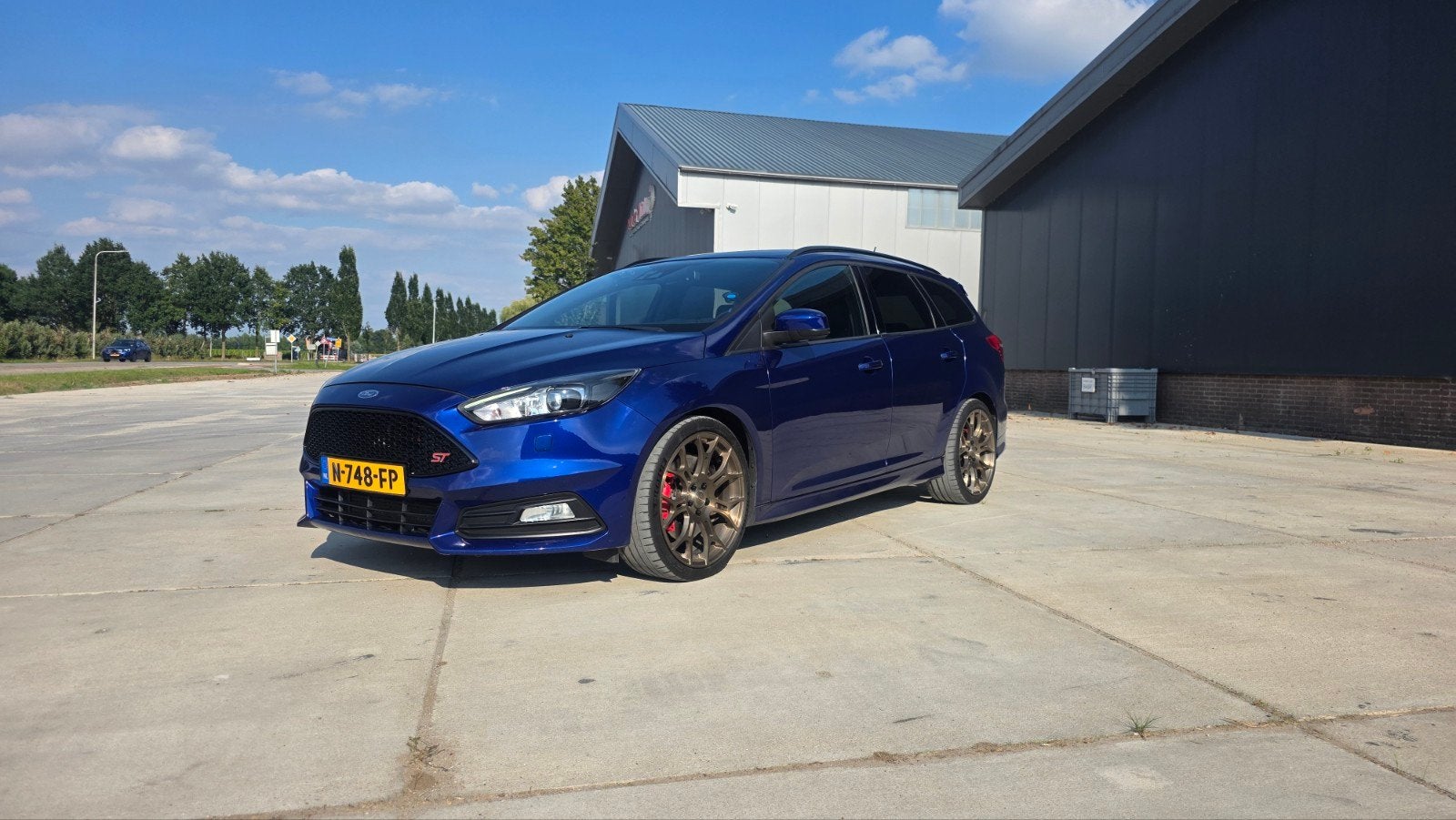 Ford Focus ST-3 Wagon 2.0 EcoBoost | 292 PK | 555 Nm, Auto's, Ford, 15 km/l, 4 cilinders, Blauw, Leder