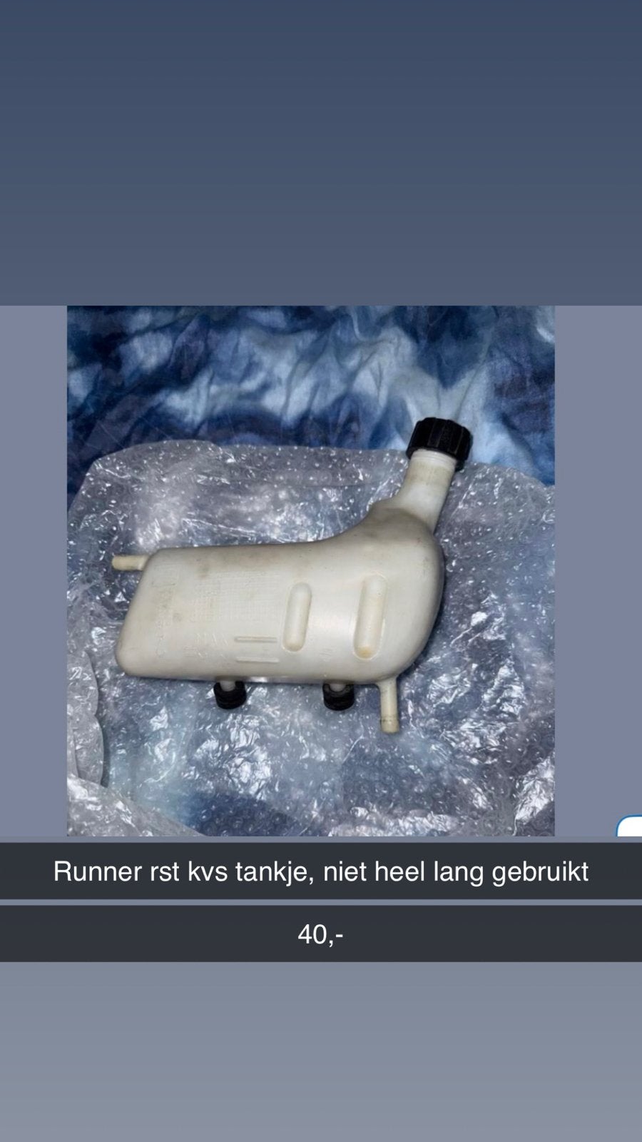 Piaggio Runner RST KVS Tankje 50/125/200/300cc, Ophalen, Gebruikt, Tank, Piaggio