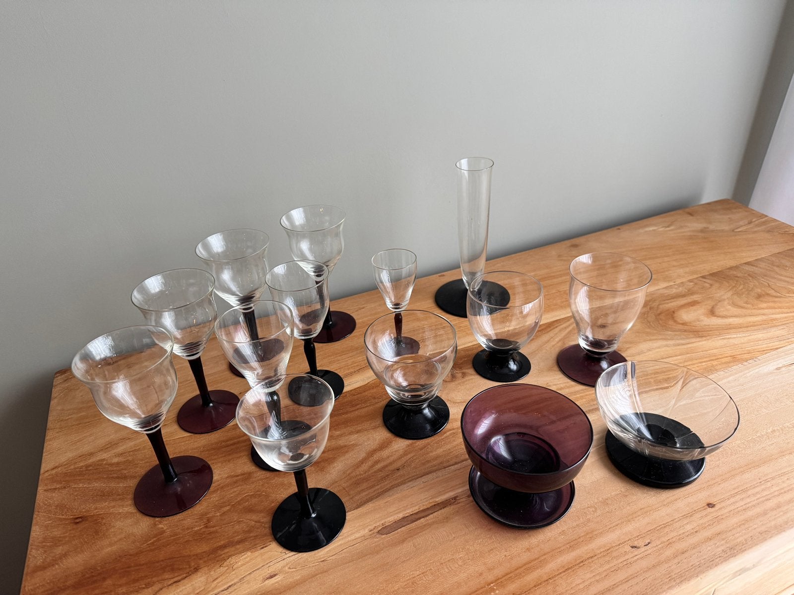 Maastricht Kristalunie antiek glas verzameling, Ophalen of Verzenden