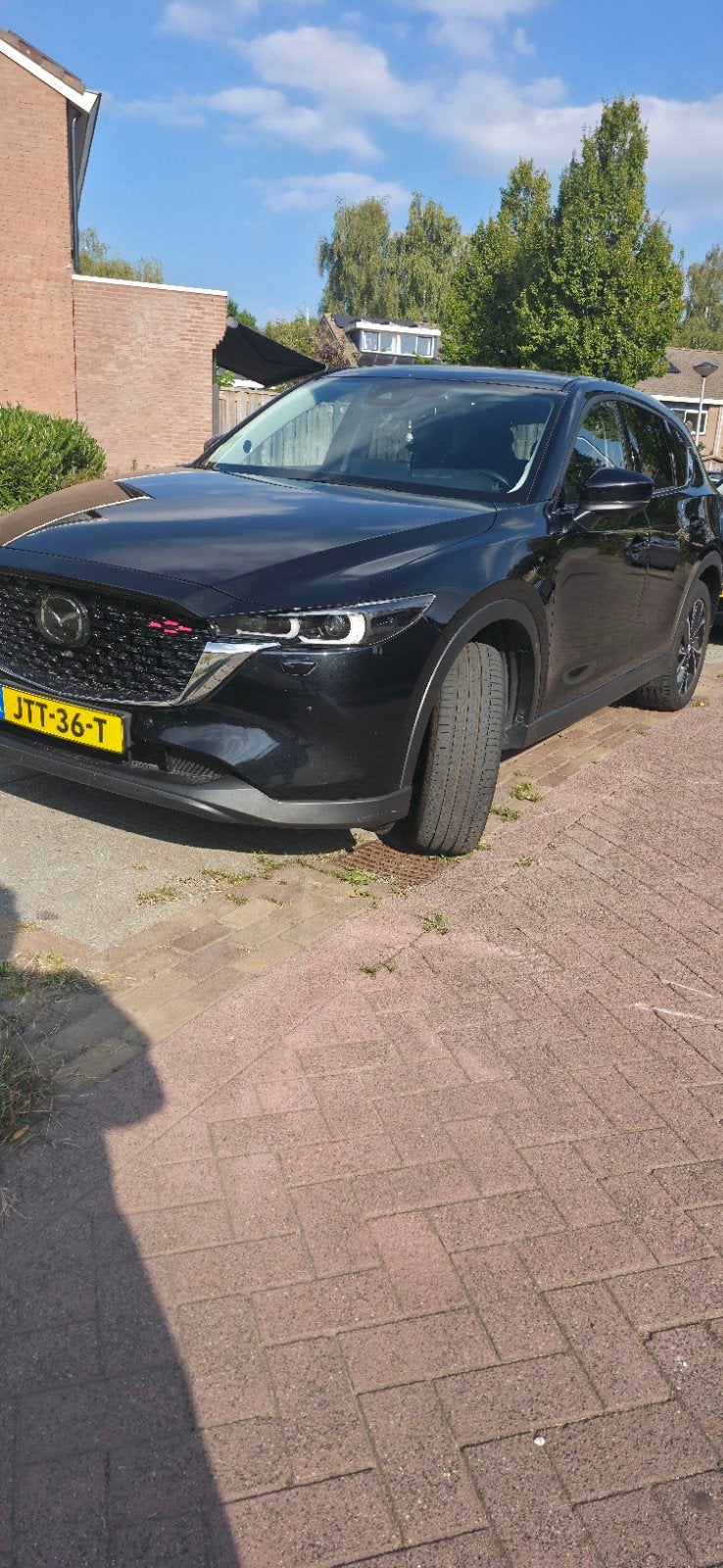 Mazda CX-5 2.2 Skyactiv-d 184pk 4WD Aut 2022 Zwart Garantie!, Auto's, Dealer onderhouden, 15 km/l, 4 cilinders, 2191 cc