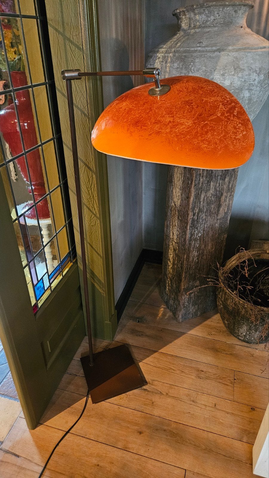 Vintage space age vloerlamp, Ophalen, Gebruikt