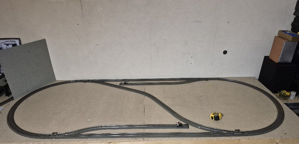 Märklin complete railbaan met wissels, Wisselstroom, Rails, Ophalen of Verzenden, Zo goed als nieuw