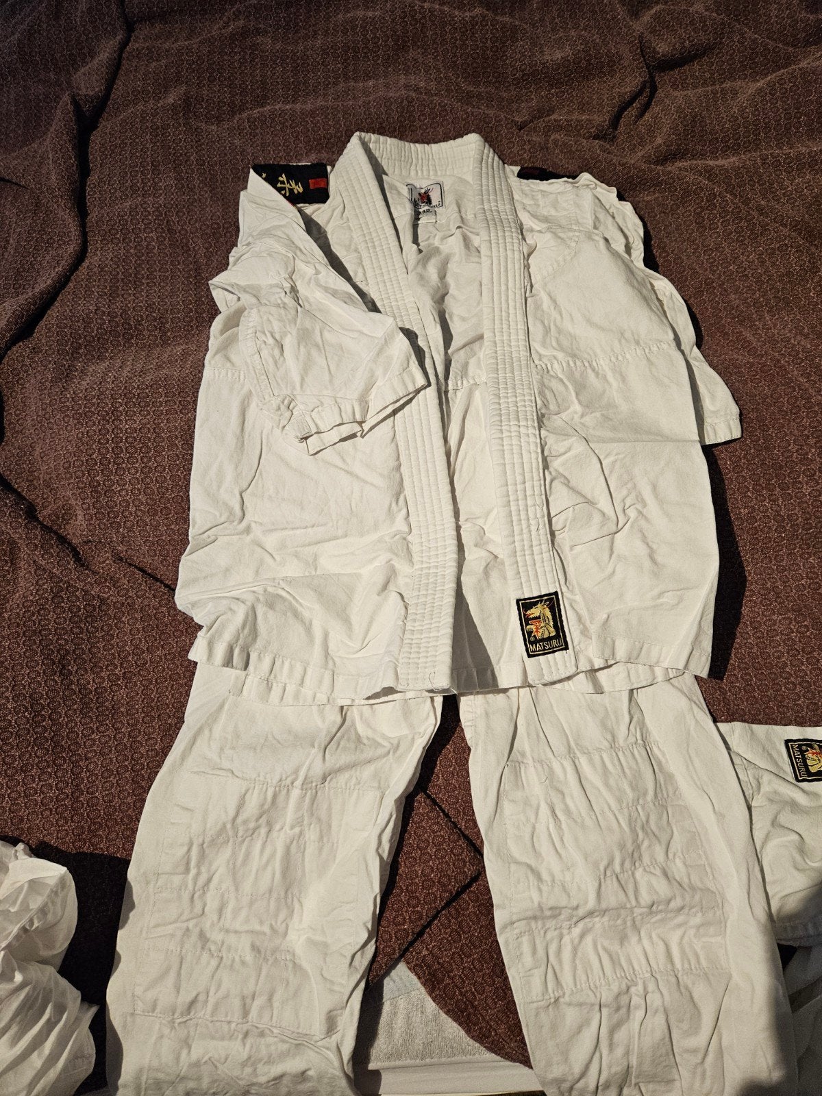 Matsuru Vechtsportpak - Zo goed als nieuw 122, Ophalen of Verzenden, Zo goed als nieuw, Judo, Vechtsportpak