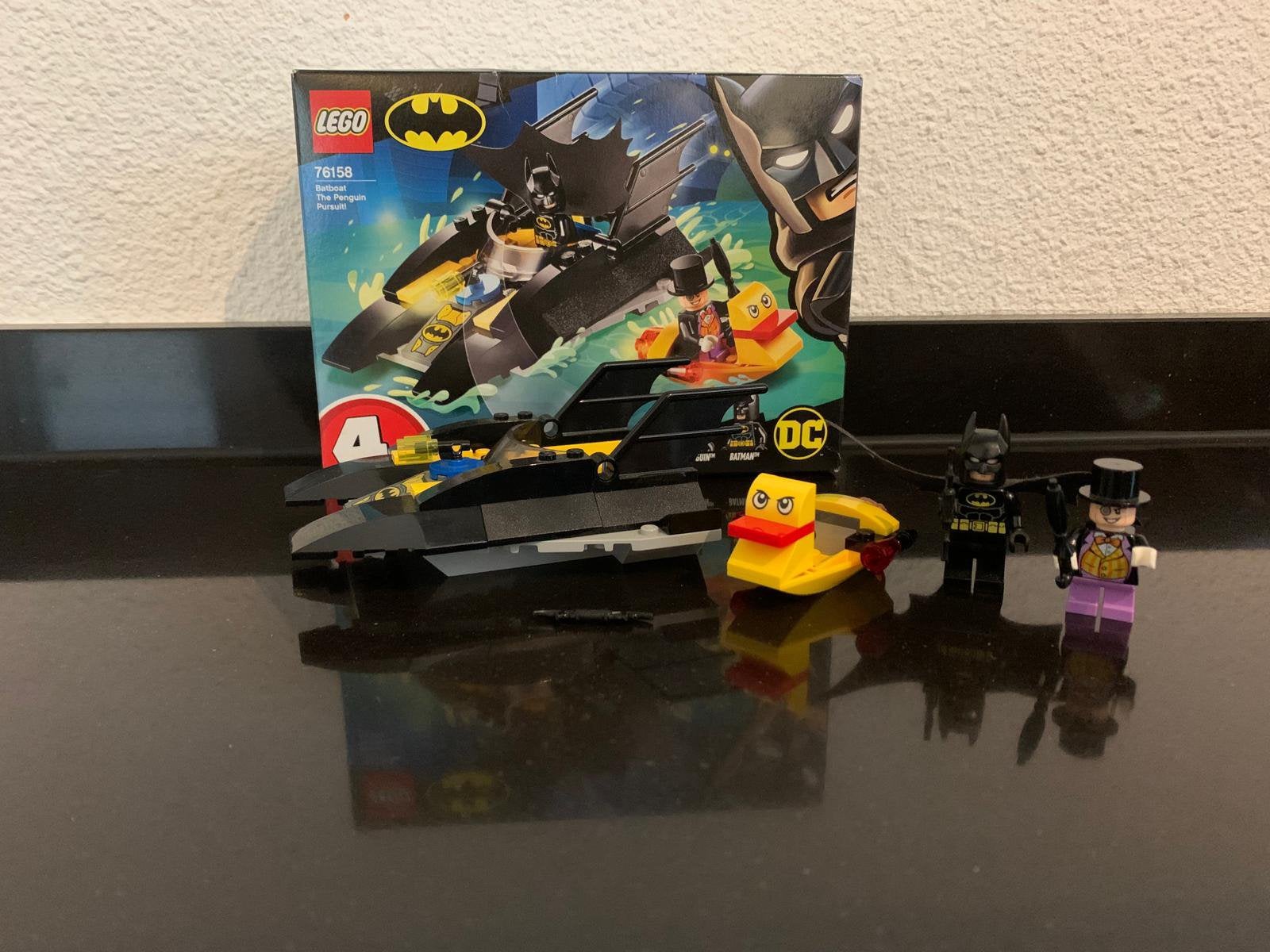 76158 Lego batman. Batboot de pinguin achtervolging!, Compleet, Overige thema's, Lego, Ophalen of Verzenden