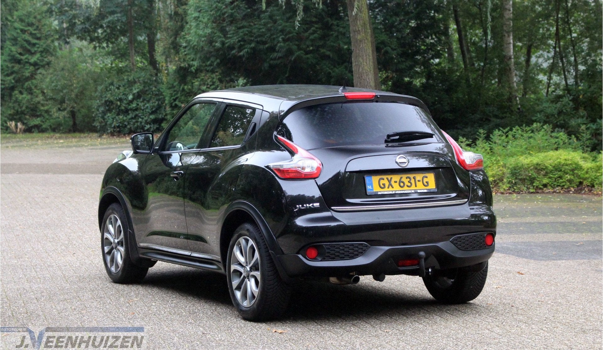 Nissan Juke 1.2 DIG-T S/S Tekna | 2015 |⭐Navi |✨Pano |, Voorwielaandrijving, 116 pk, Zwart, Handgeschakeld