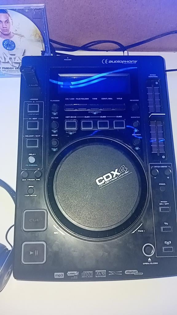 DJ-set: Audiophony  Draaitafel & Gemini Mixer, Ophalen, Zo goed als nieuw, Dj-set, Overige merken