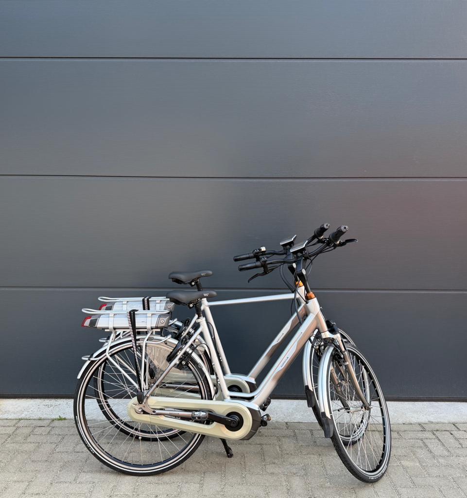 Set Batavus Wayz middenmotor elektrische fietsen 500WH, Fietsen en Brommers, Elektrische fietsen, Ophalen of Verzenden, Zo goed als nieuw