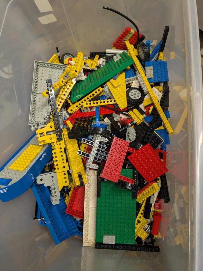 Grote partij LEGO: Technisch en normaal LEGO met instructies, Ophalen, Gebruikt, Lego, Technic