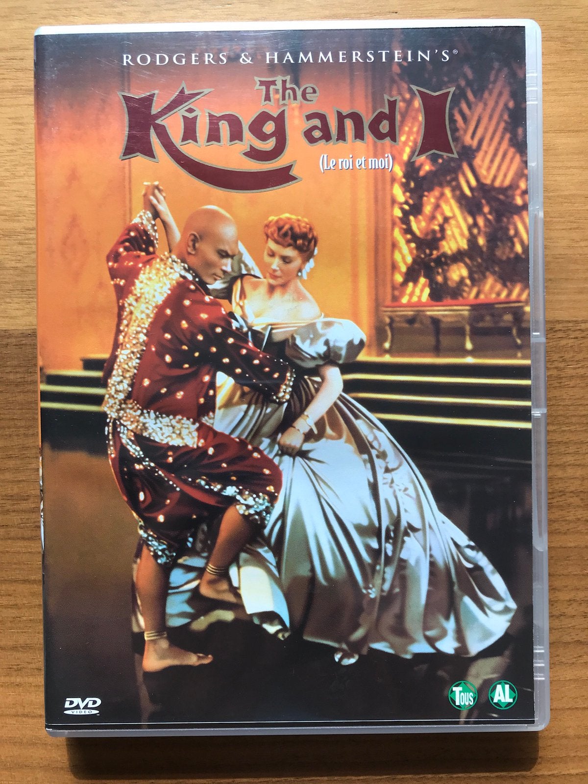 The King and I ( Yul Brynner & Deborah Kerr) DVD, 1960 tot 1980, Engels, Alle leeftijden, Nederlands