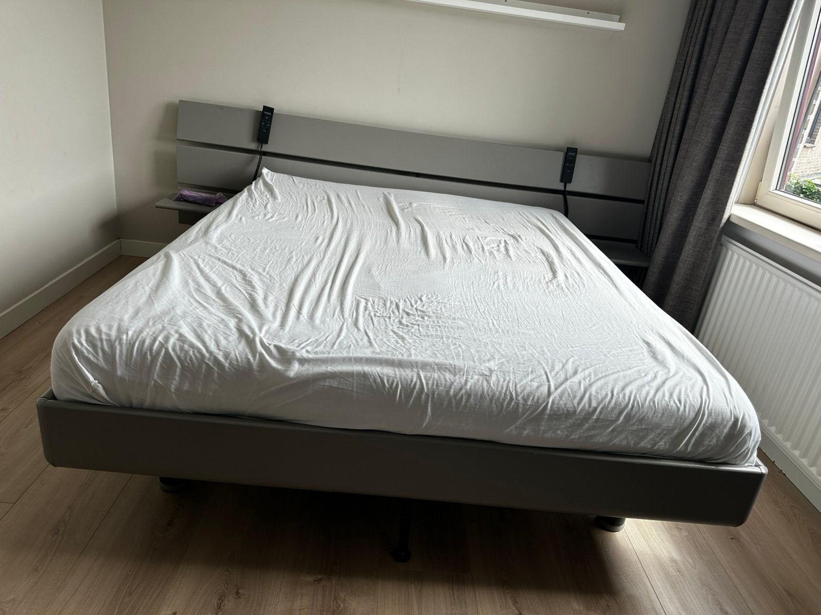 Bed 160x200, Huis en Inrichting, Slaapkamer | Bedden, Ophalen, Gebruikt, Tweepersoons, 200 cm