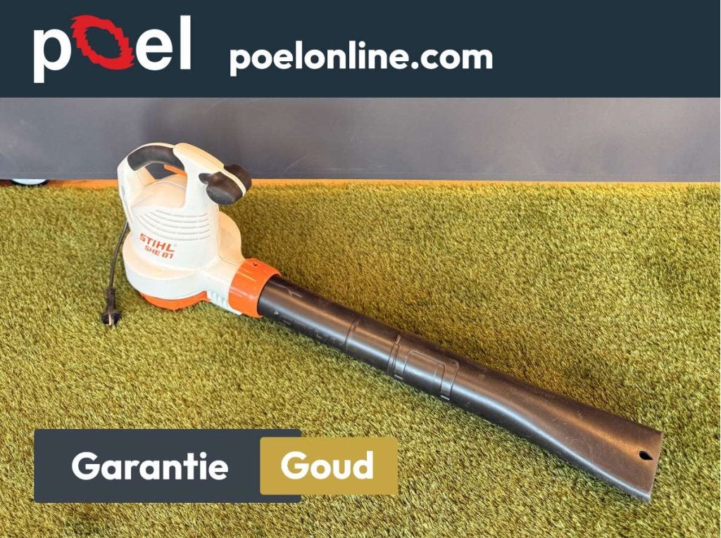 STIHL SHE 81 - Lichte elektrische bladzuiger, Niet ingevuld, Niet ingevuld, Ophalen of Verzenden, Zo goed als nieuw