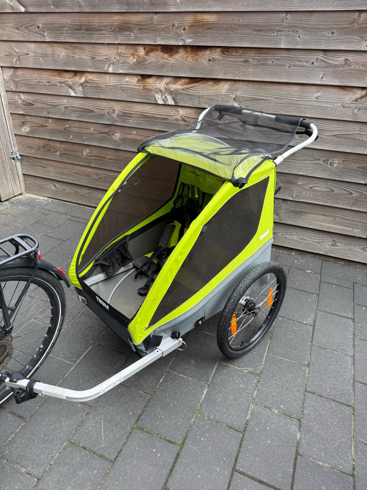 Thule Coaster XT fietskar/kinderwagen - Zo goed als nieuw, Ophalen, Opvouwbaar, 20 tot 40 kg, Zo goed als nieuw