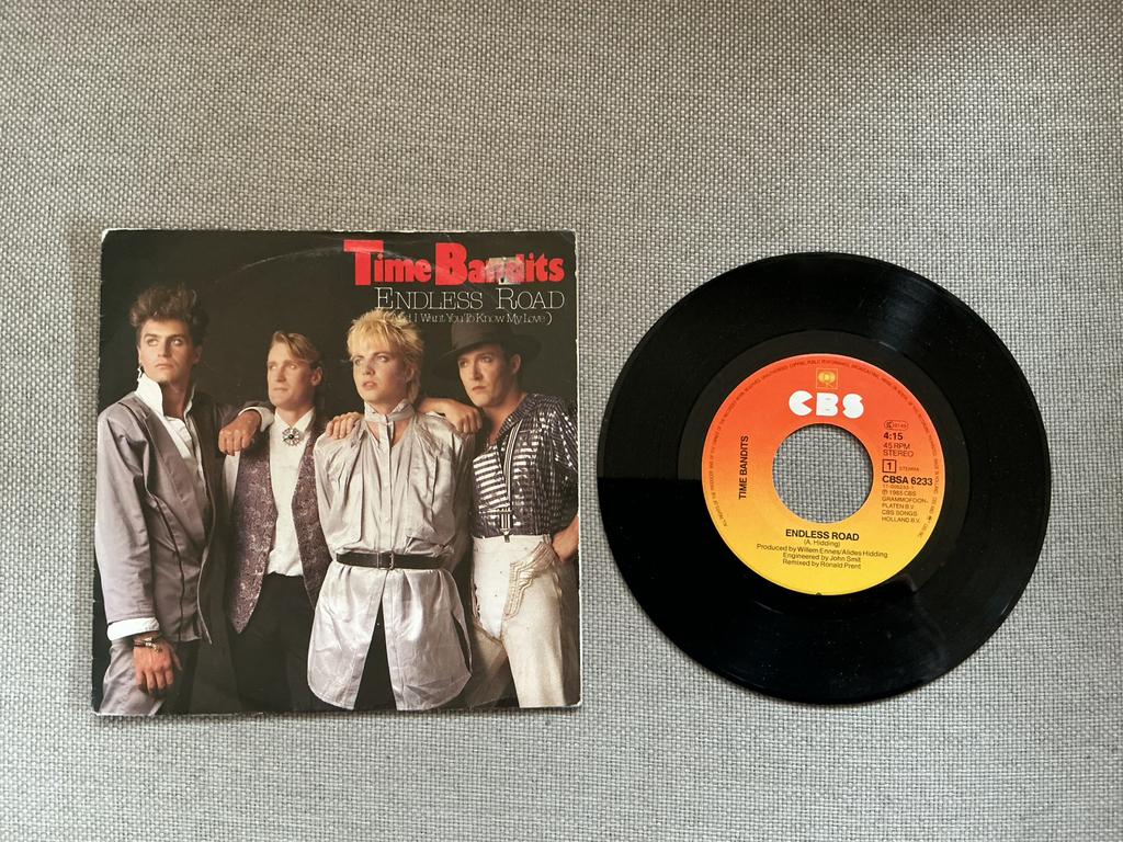 Time Bandits single vinyl. Endless Road., Ophalen of Verzenden, Zo goed als nieuw, Pop
