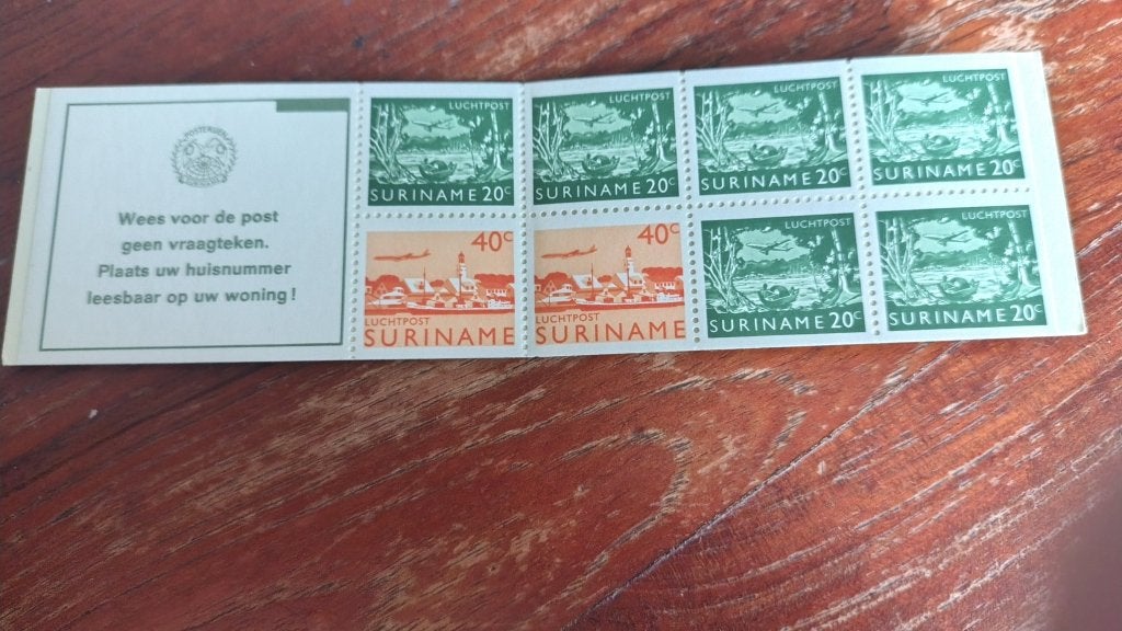 Postzegelboekje Suriname, Ophalen of Verzenden, Postfris