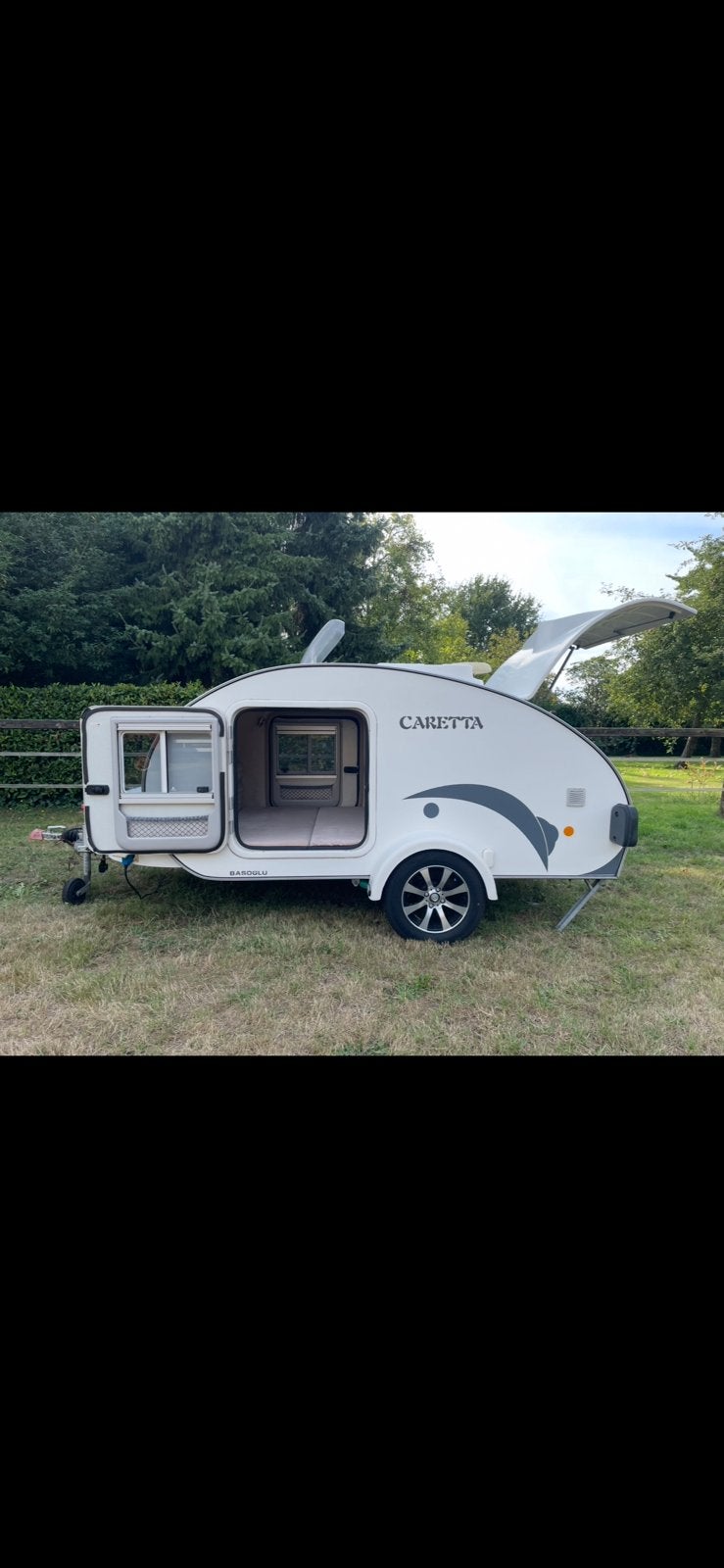 Caretta 1500 Teardrop caravan, Particulier, Rondzit, Luifel