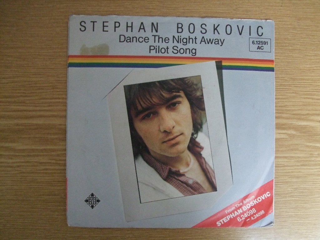 STEPHAN BOSKOVIC    DANCE THE NIGHT AWAY / PILOT SONG, Cd's en Dvd's, 7 inch, Ophalen of Verzenden, Zo goed als nieuw, Pop