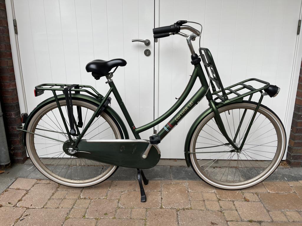 Cortina U4 28” 57cm frame, Fietsen en Brommers, Fietsen | Dames | Omafietsen, Gebruikt, 56 cm of meer, Versnellingen, Terugtraprem