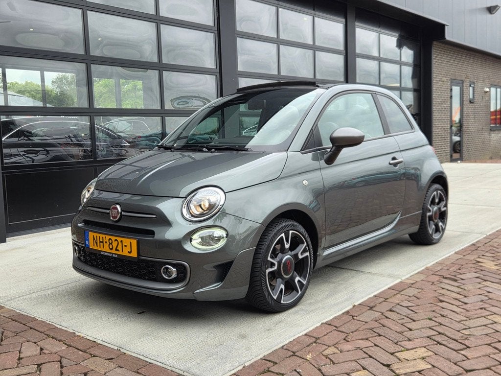 Fiat 500 0.9 TwinAir Turbo Sport 105 PK | Cabrio, Auto's, Voorwielaandrijving, Gebruikt, Handgeschakeld, Zilver of Grijs