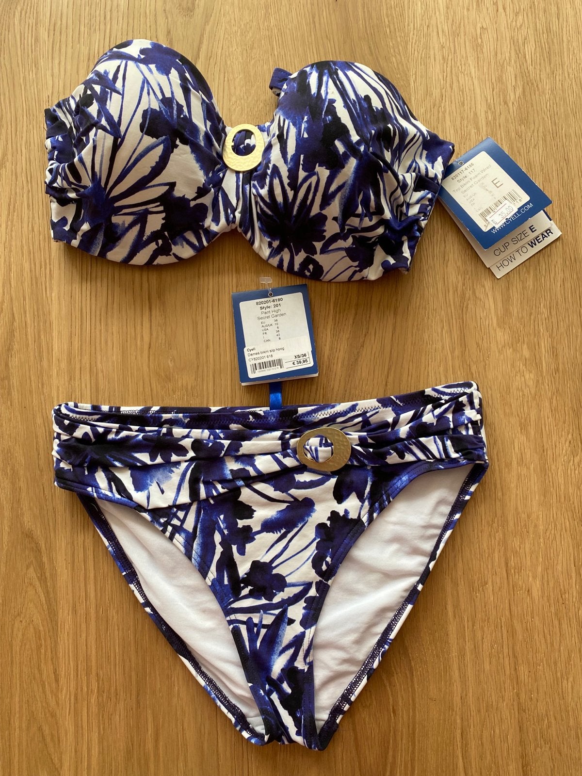 Cyell Bikini Set - Nieuw met labels, Kleding | Dames, Ophalen of Verzenden, Nieuw, Blauw, Bikini