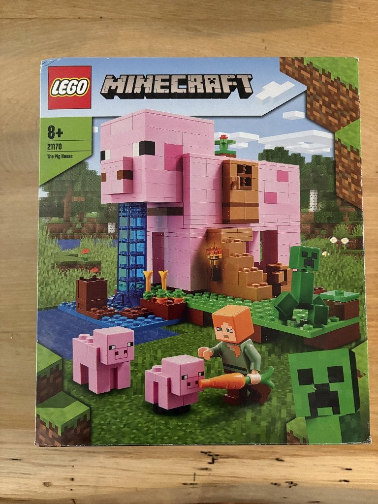 LEGO Minecraft Het varkenshuis (21170), Inclusief instructies, Minecraft, Lego, Ophalen of Verzenden