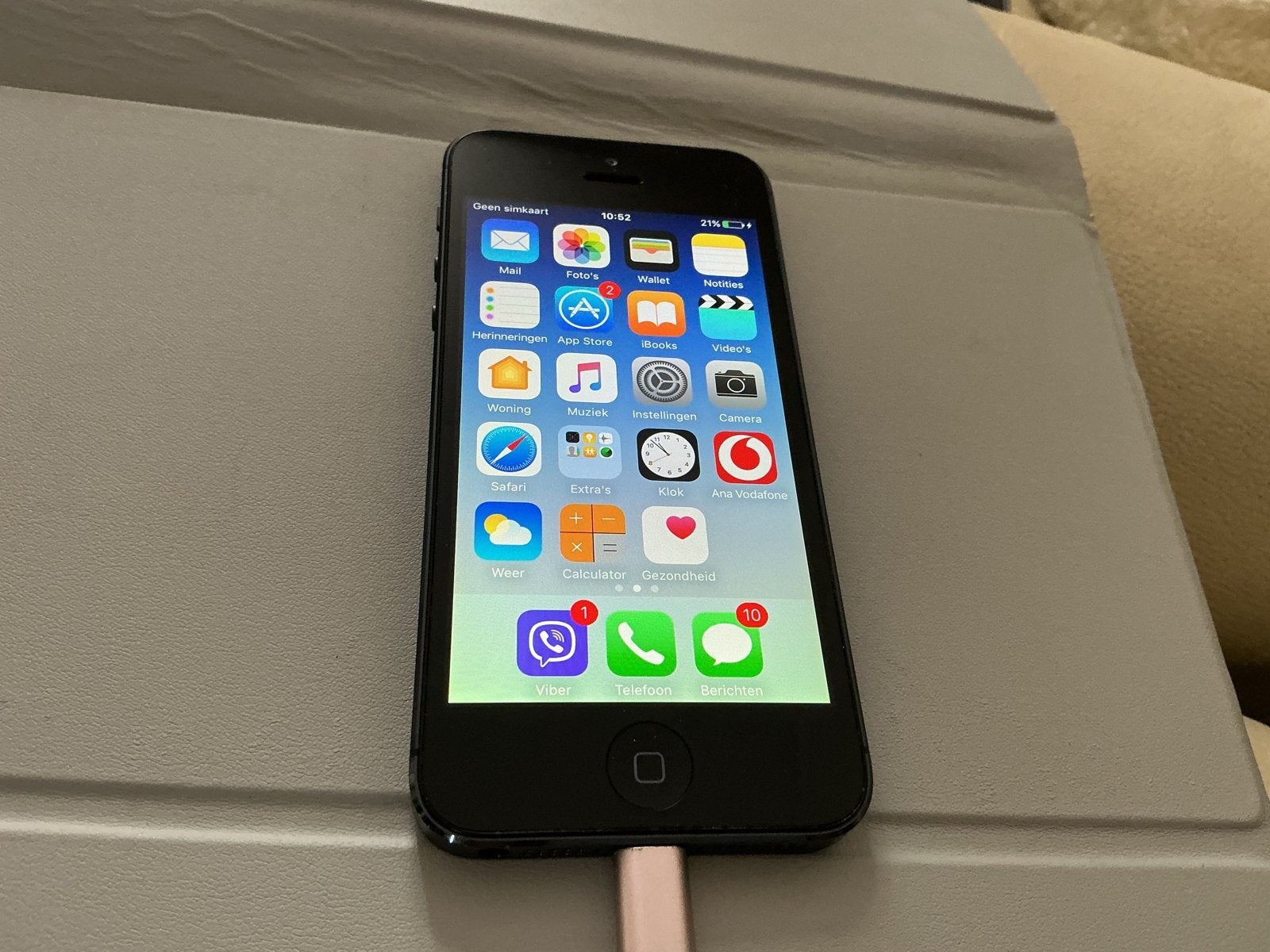 Apple iPhone 5 - Zwart - Goede staat, Telecommunicatie, Mobiele telefoons | Apple iPhone, Gebruikt, 16 GB, Zonder abonnement, Zonder simlock