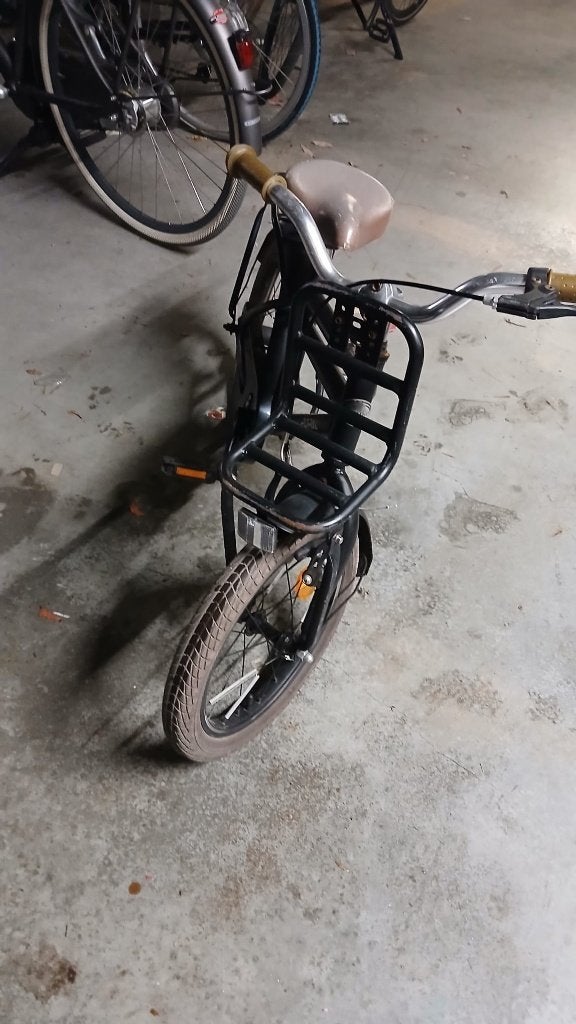 Bakfiets van 16 inch voor kinderen, Terugtraprem, Gebruikt, 1 kind, Ophalen