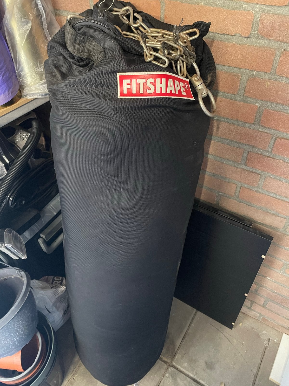 Fitshape Bokszak - 120 cm - Zwart, Ophalen of Verzenden, Gebruikt, Bokszak