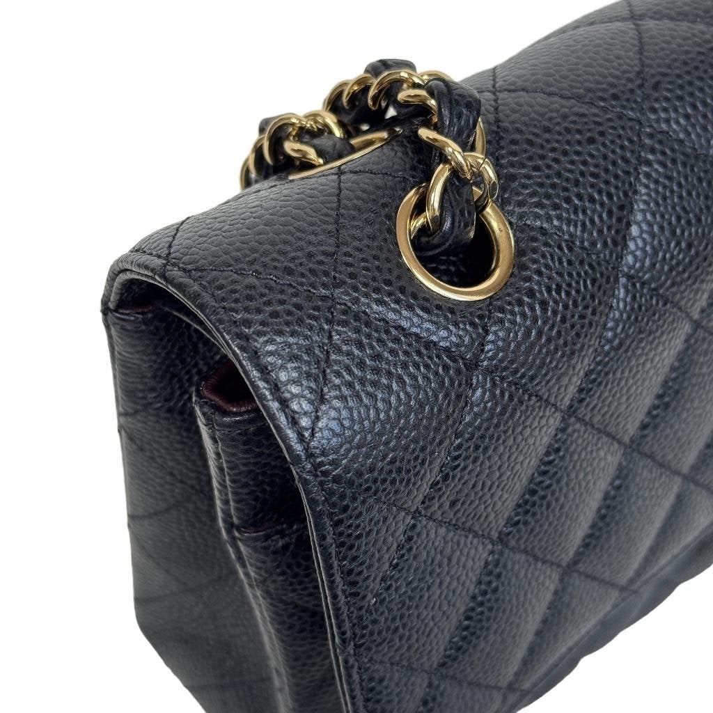 Chanel classic flap medium GHW gold hardware goud handtas image 7