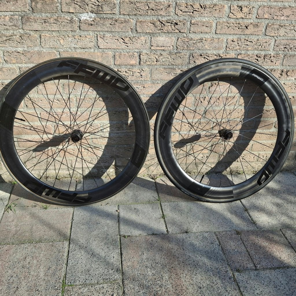 FFWD tubular carbonwielen 60mm, nieuwstaat, Fietsen en Brommers, Wiel, Ophalen of Verzenden, Zo goed als nieuw, SRAM