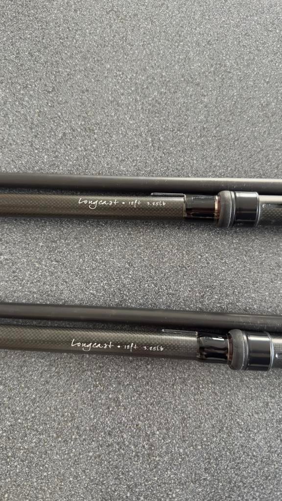 Set van 2 Shimano Tribal Longcast Hengels 12ft 3.25lb, Ophalen, Gebruikt, Werphengel
