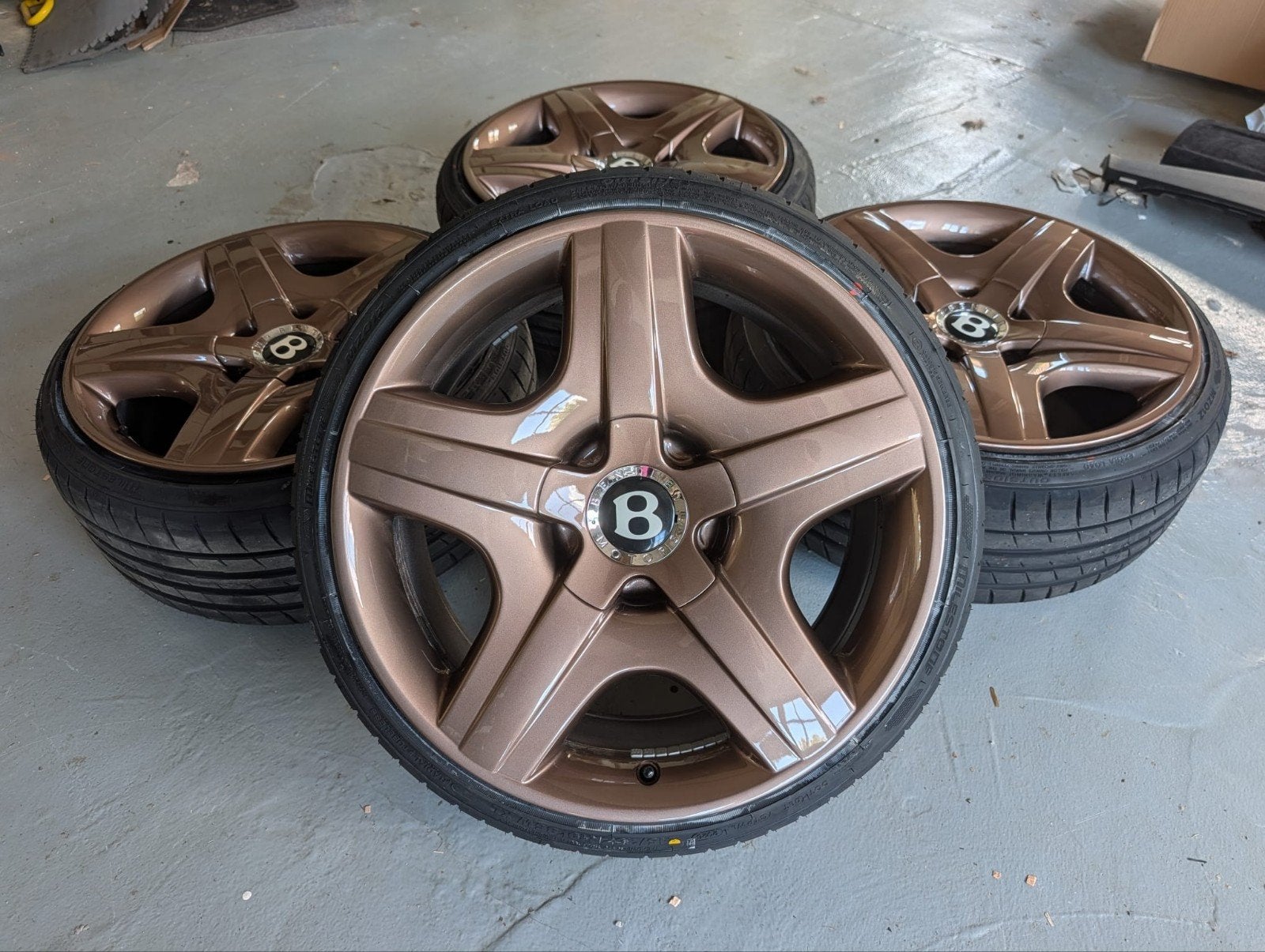 Bentley Continental Gt Velgen 19 Inch, Banden en Velgen, Personenwagen, Zomerbanden, Ophalen