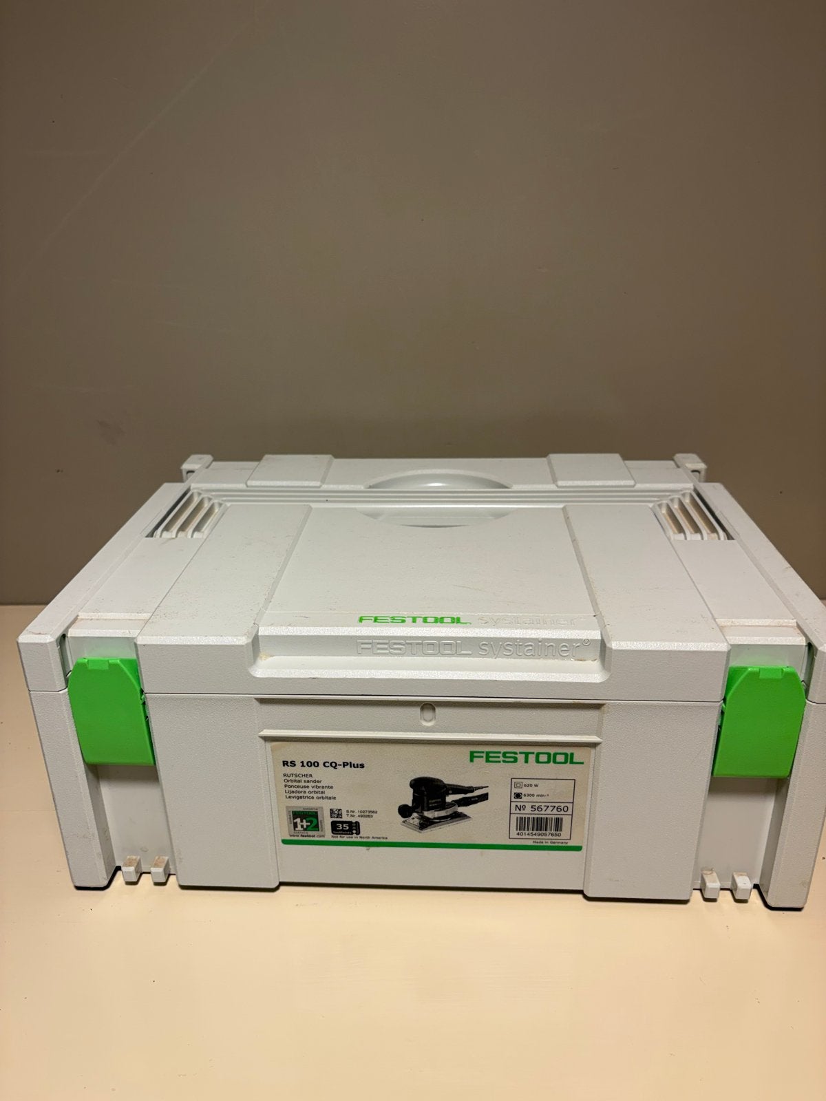 Festool RS 100 CQ Plus vlakschuurmachine in Systainer, Doe-het-zelf en Verbouw, Ophalen of Verzenden, Gebruikt, Minder dan 600 watt