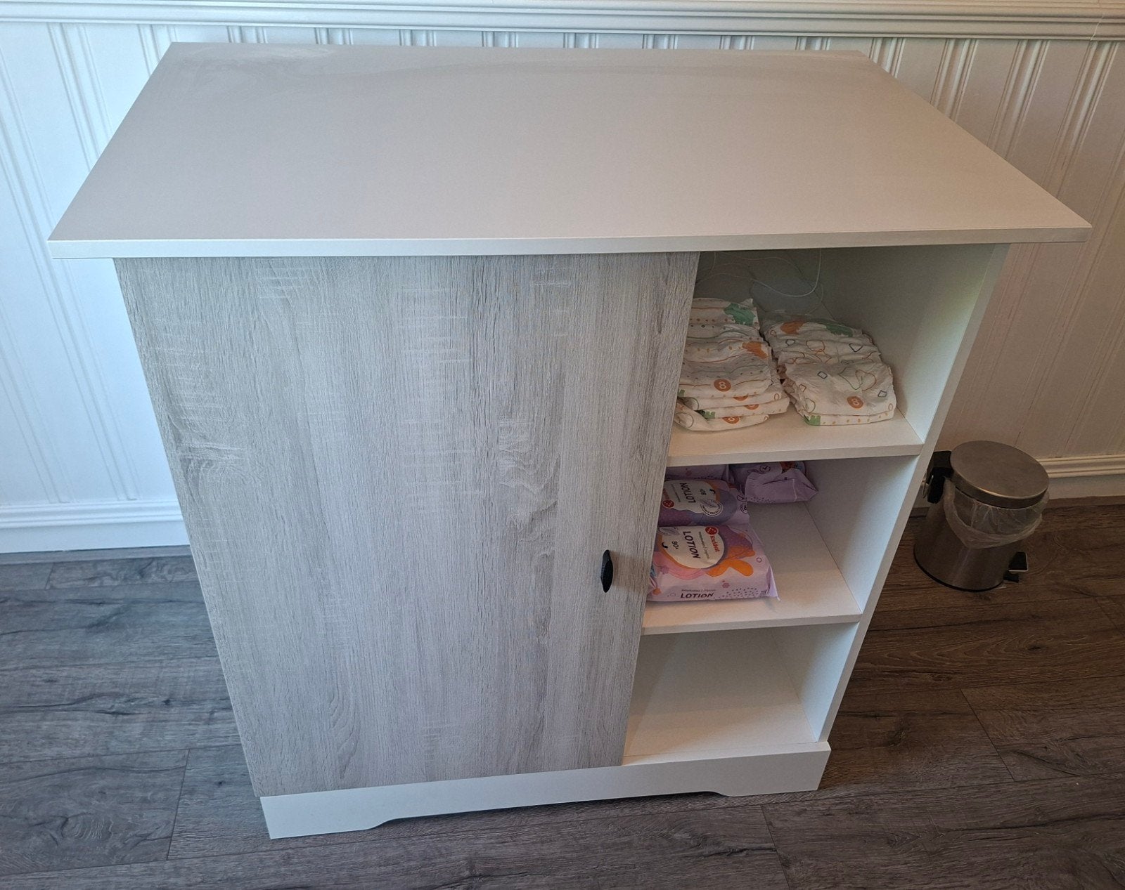 Interbaby babykamer Rock, ledikant, commode, hang- legkast, Ophalen, Zo goed als nieuw, Jongetje of Meisje