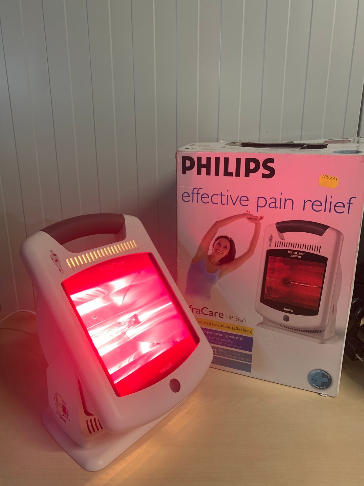 Philips Infracare 200 watt infrarood lamp, Ophalen of Verzenden, Zo goed als nieuw, Overige typen