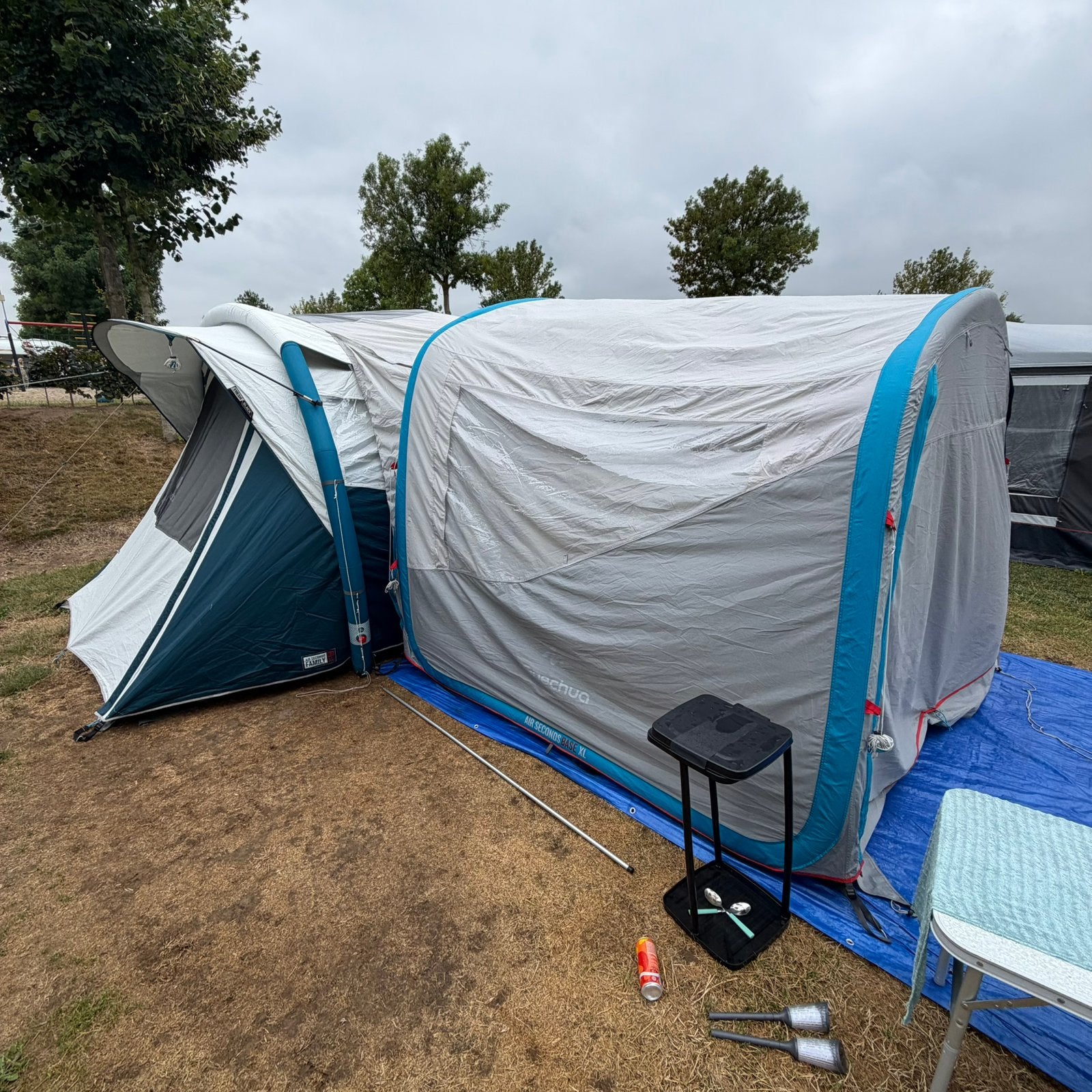 Quechua base camp XL (connect), Ophalen of Verzenden, Gebruikt, Tot en met 2