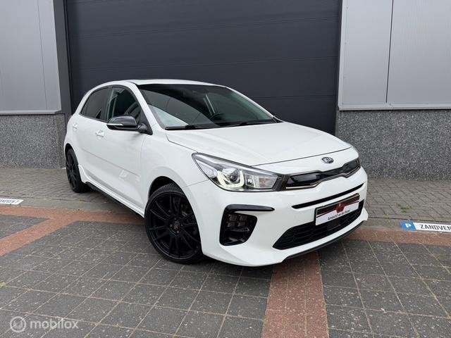 Kia Rio 1.0 TGDI Dynamic Plus GT line, Schuifdak, Carplay, Auto's, Kia, 450 kg, Gebruikt, Automatische klimaatregeling, Leder en Stof