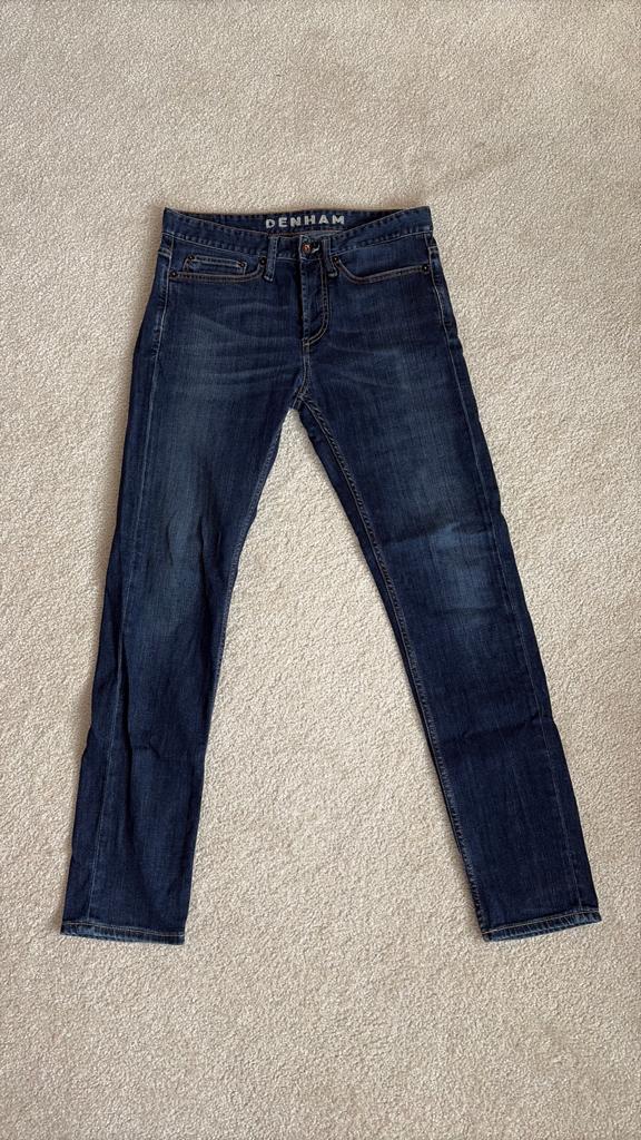 Denham Bolt Skinny Fit Jeans - Maat W30/L30, Kleding | Heren, Spijkerbroeken en Jeans, Ophalen of Verzenden, Zo goed als nieuw