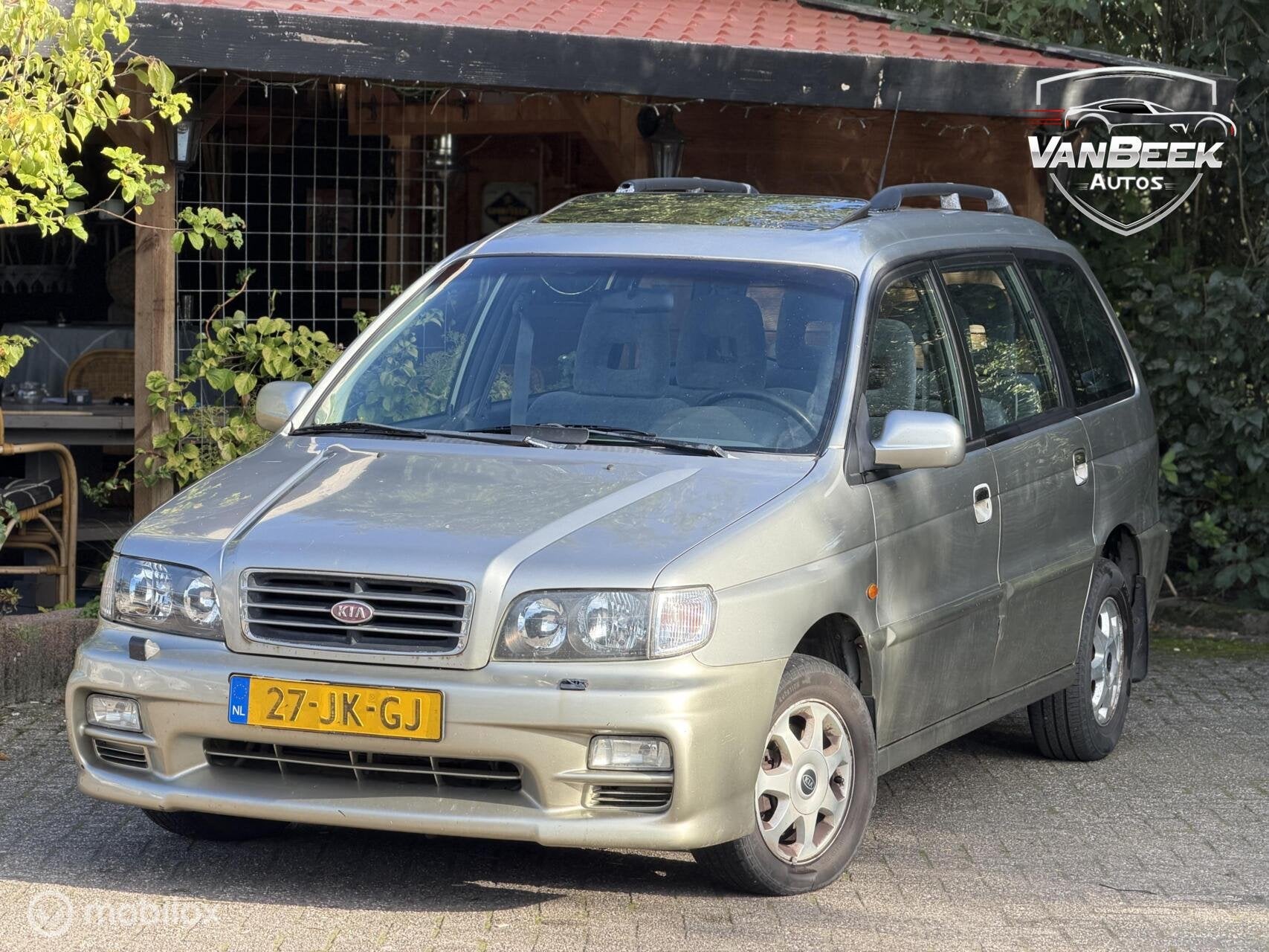 Kia Joice 2.0 LS Schuifdak Apk Climate 7 Persoons, Auto's, Voorwielaandrijving, 1325 kg, Gebruikt, 4 cilinders