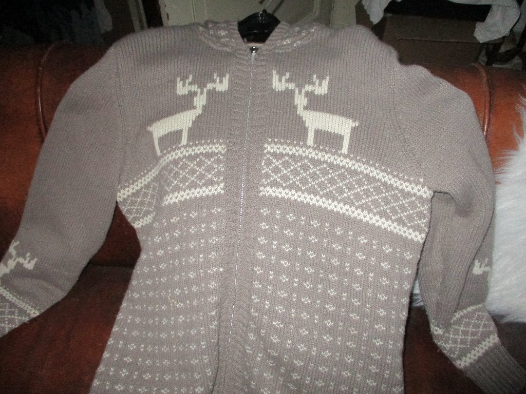 Luhta gebreid / gevoerd wintersportvest XXL heren, Overige maten, Ophalen of Verzenden, LUHTA, Grijs