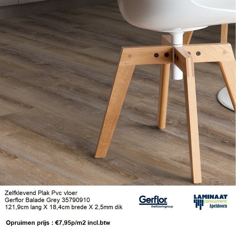Zelfklevend Plak Pvc Belade Oak 2,5mm dik KOOPZONDAG OPEN