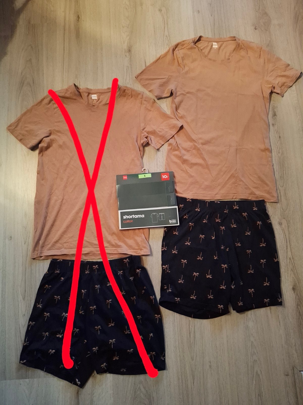 Hema shortama katoen maat S 170-176, Ophalen of Verzenden, Zo goed als nieuw, Maat 46 (S) of kleiner, Hema