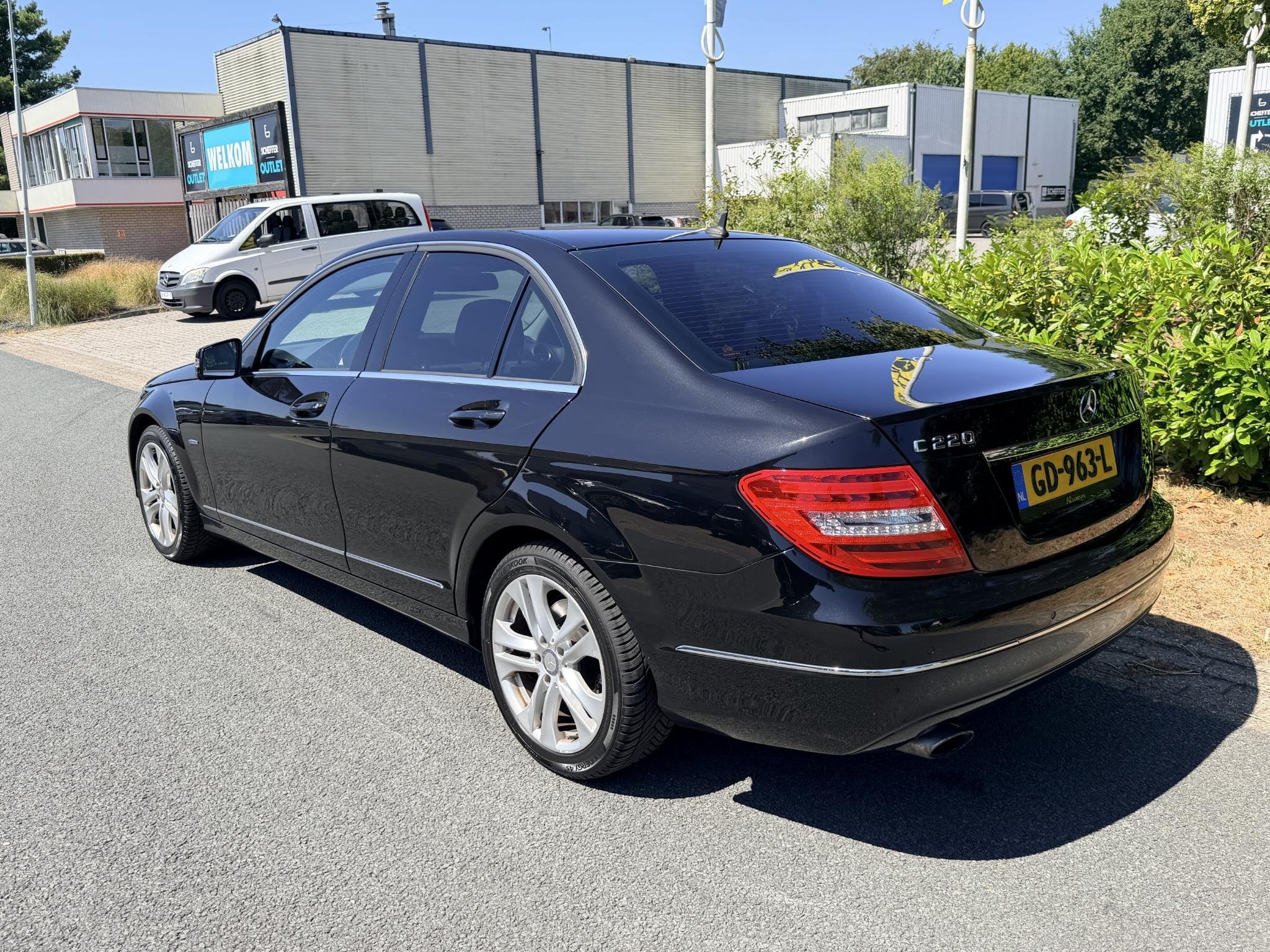 Mercedes-Benz C-klasse 220 CDI 170PK Automaat Avantgarde•N, Automaat, Zwart, 4 cilinders, Zwart